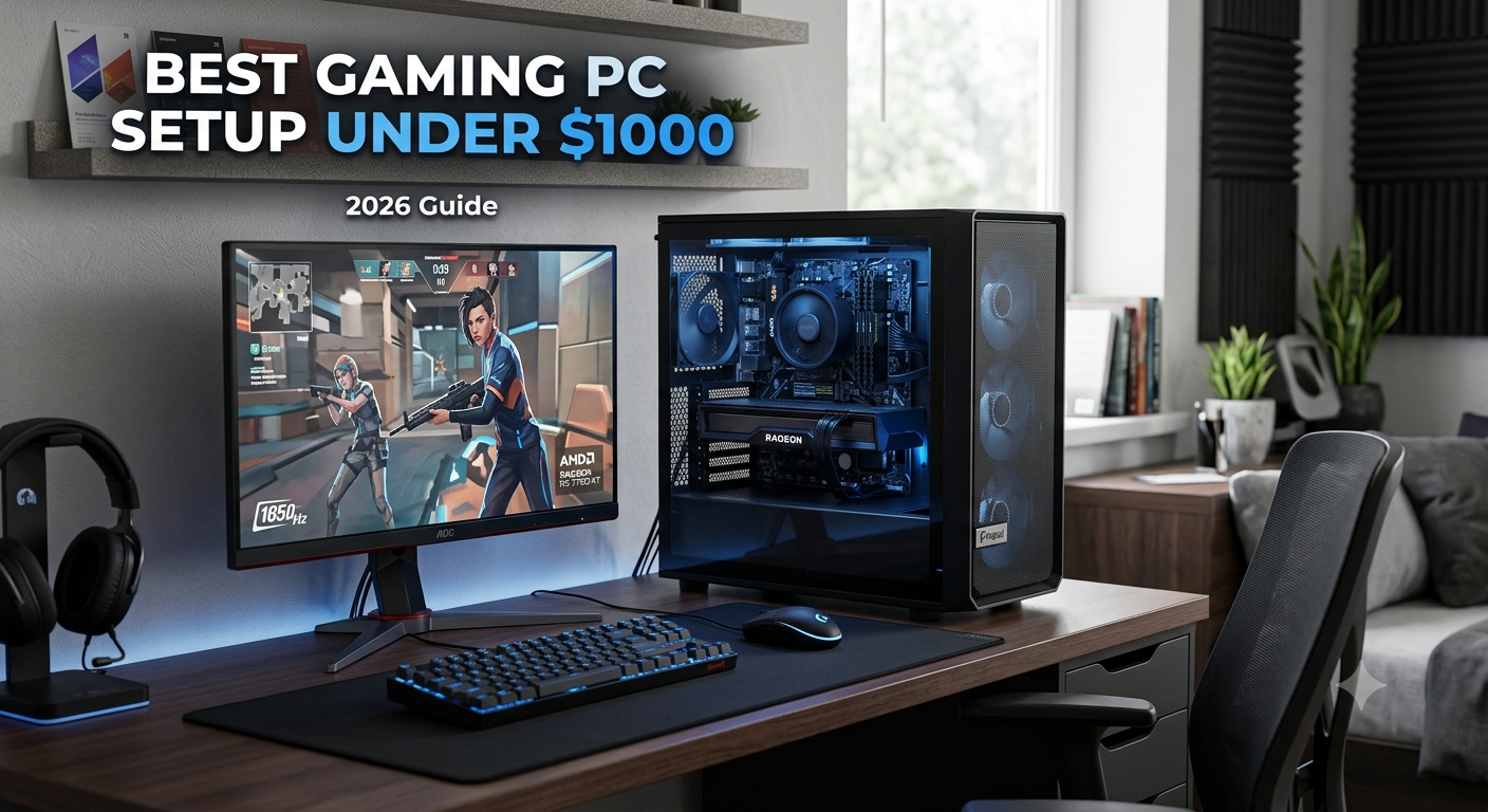 Best Gaming PC Setup Under $1000 (2026 Guide)